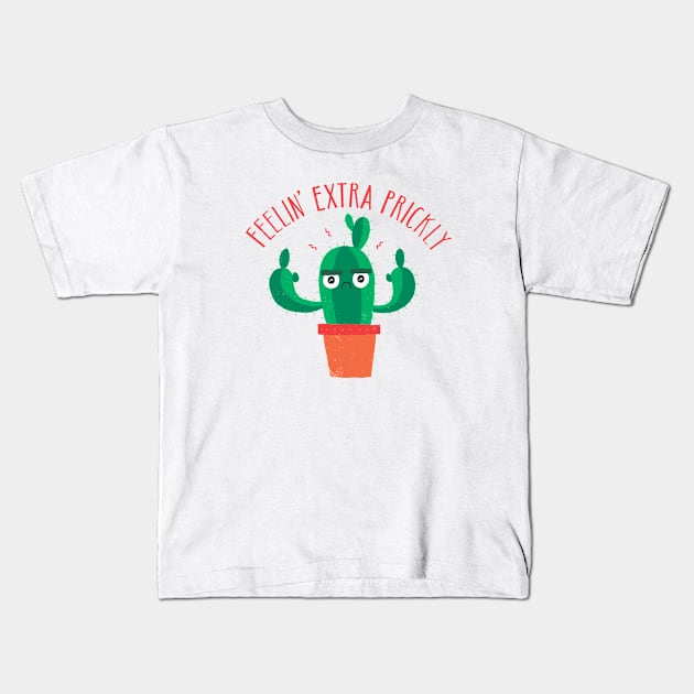 Extra Prickly Kids T-Shirt by DinoMike